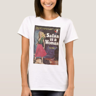 T-shirt satan est une femme !