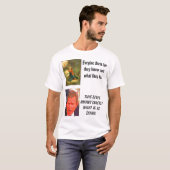 T-shirt SATAN, le Christ dans le jardin de Gethsemane, (Devant entier)