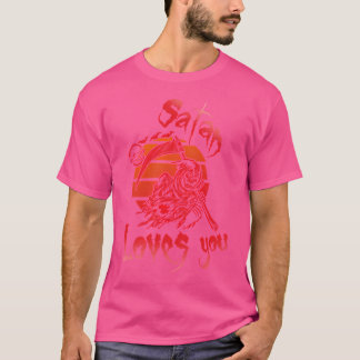 T-shirt Satan t'aime