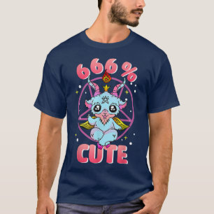 T-shirt Satanic Yami Kawaii Goth Fairy Kei Occult 666 Cute