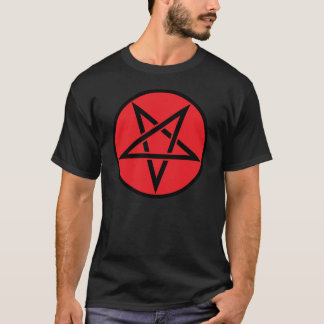 T-shirt satanique de pentagone étoilé