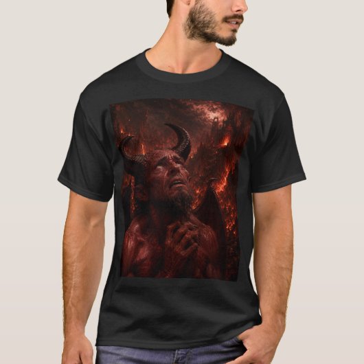 T-shirt Satanluciferuniqueart (Devant)