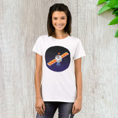 T-shirt Satellite dans l'espace