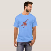 t-shirt satellite design espace exploration tshirt (Devant entier)