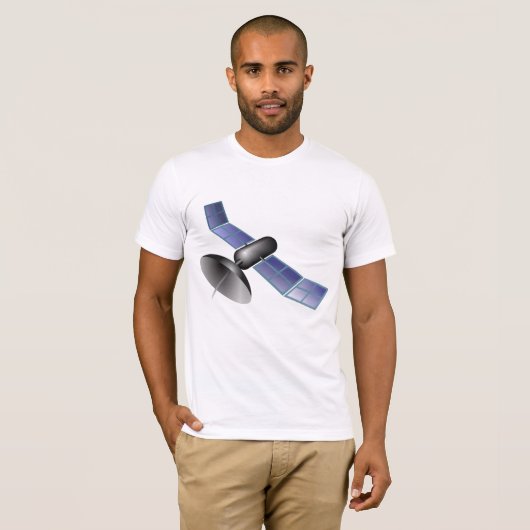 T-shirt Satellite Mens (Devant entier)