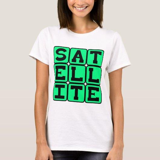 T-shirt Satellite, objet en orbite (Devant)