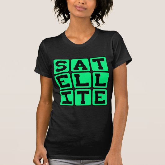 T-shirt Satellite, objet en orbite (Devant)