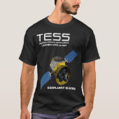 T-shirt Satellite TESS Transiting Exoplanet Survey (Devant)