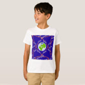 T-shirt Satellites orbitant la Terre (Devant entier)
