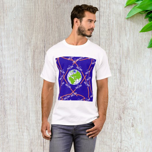 T-shirt Satellites orbitant la Terre