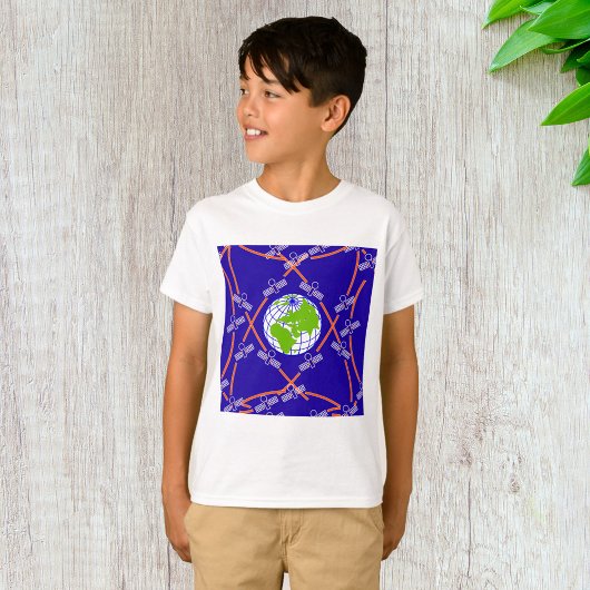 T-shirt Satellites orbitant la Terre