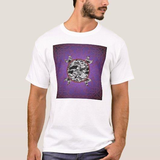 T-shirt Satin de trou noir (Devant)
