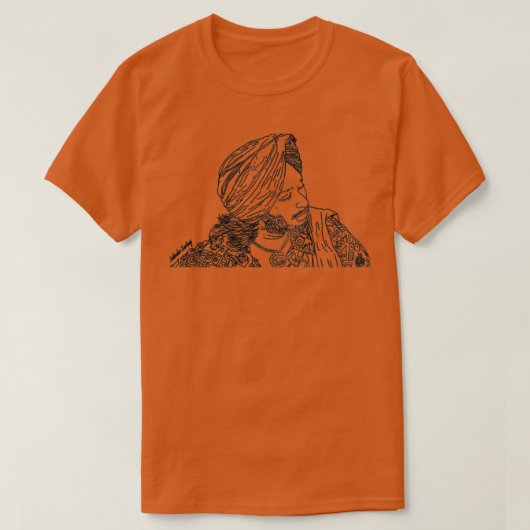 T-shirt Satinder Sartaaj 1 (Design devant)