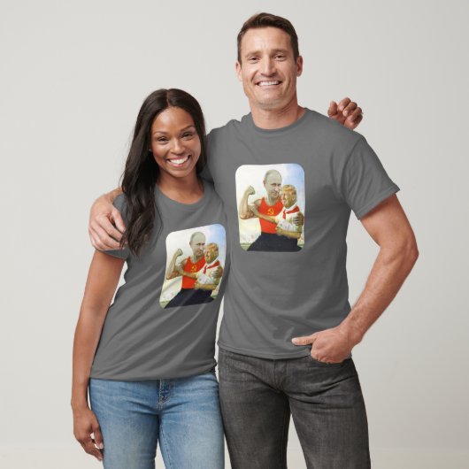 T-shirt Satire politique minuscule de Poutine d'atout et (Unisexe)