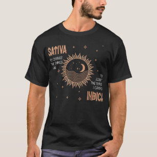 T-shirt Sativa pour changer les choses que je peux désherb