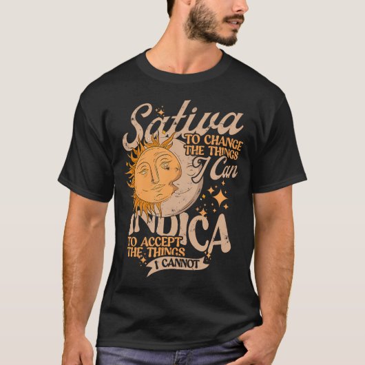 T-shirt Sativa Pour Changer Les Choses Que Je Peux Indique (Devant)