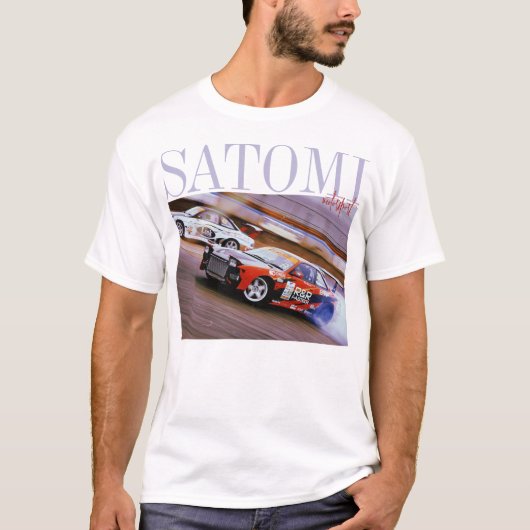 T-shirt satomi sport "Drift Scene" (Devant)