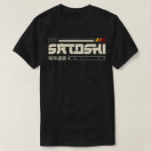 T-shirt Satoshi Nakamoto (Design devant)