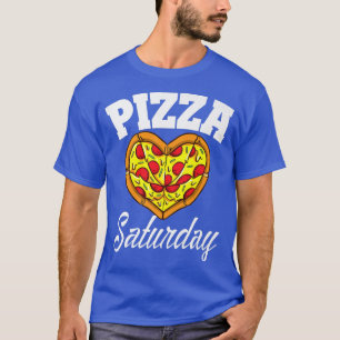 T-shirt Saturday Pizza Night Funny Pizza Lover Fast Food70