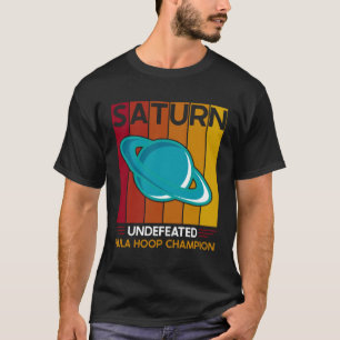 T-shirt Saturn Hula Hoop Champion Astronomie Lune Cosmos G