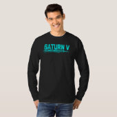 T-shirt Saturn V lanceur de fusée Space American Spac (Devant entier)