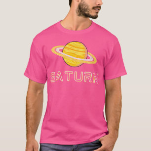 T-shirt Saturne Planète Espace Cosmique Science Astronomie