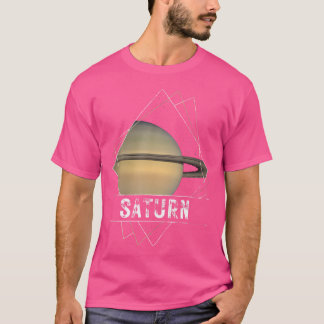 T-shirt Saturne Planète Système solaire Astronomie spatial