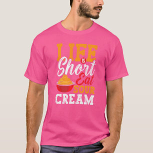 T-shirt Sauce à la crème aigre Vegan Dip Onion Dipping Ket
