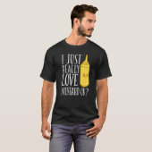 T-shirt Sauce à la vinaigrette jaune de moutarde (Devant entier)
