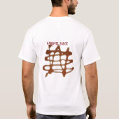 T-shirt sauce caramel (Dos)