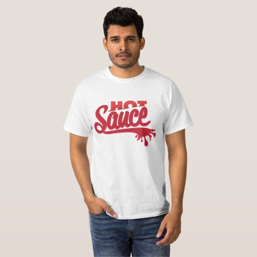 T-shirt Sauce chaude (Devant entier)