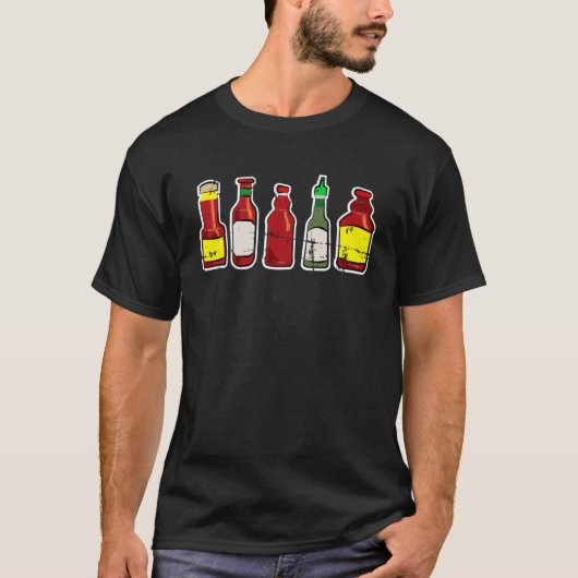 T-shirt Sauce cool Habanero Hot Sauce Pour La Nourriture M (Devant)