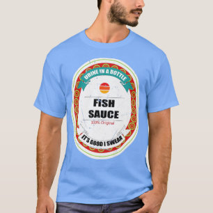 T-shirt Sauce de poisson drôle Sushi japonais Conditionnem