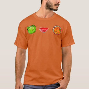 T-shirt Sauce rouge chou Kimchi