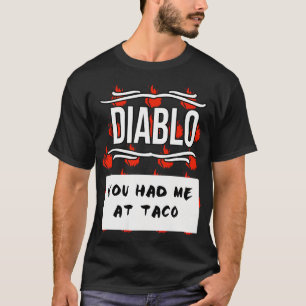 T-shirt Sauces Chaudes Groupe Halloween Sauce Diablo Vous