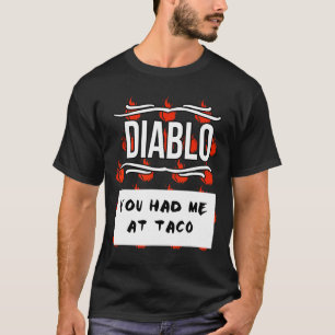 T-shirt Sauces Chaudes Groupe Halloween Sauce Diablo Vous 