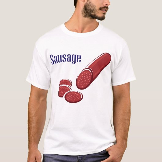T-shirt saucisse (Devant)