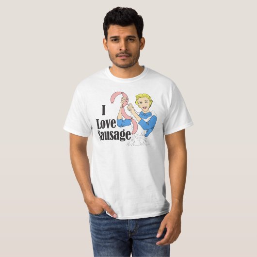 T-shirt Saucisse (Devant entier)