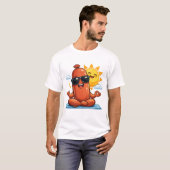 T-shirt Saucisse de Yoga (Devant entier)