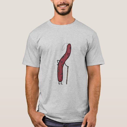 T-shirt Saucisse sèche chinoise gras vieilli Cantonese Lap (Devant)