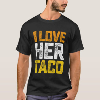 T-shirt Saucisse Taco Correspondant Couple Costumes Hallow