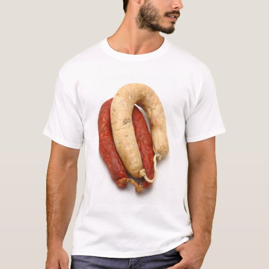 T-shirt Saucisses typiques de Portugais (Devant)