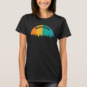 T-shirt Sauerland Allemagne Sauerlander Allemand Randonnée