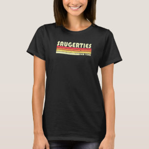 T-shirt Saugerties Ny New York City Home Roots Retro 80s