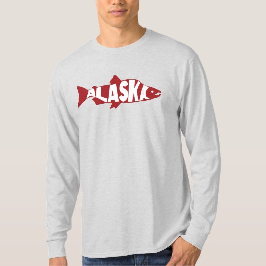 T-Shirt Saumon d'Alaska (Devant)