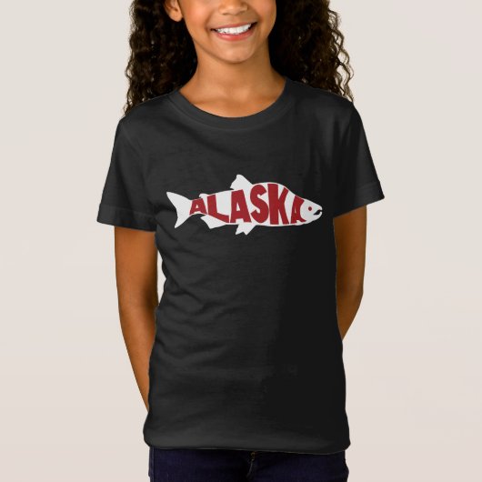 T-Shirt Saumon de l'Alaska (Devant)