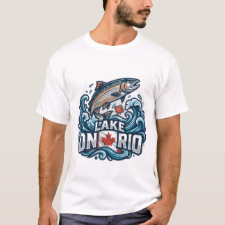 T-shirt Saumon du lac Ontario Canada