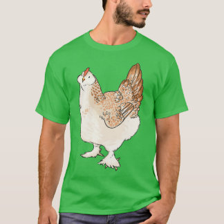 T-shirt Saumon Faverolle