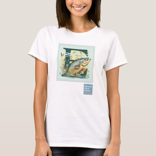 T-shirt SAUMON FEMME Edmonds Marsh 2 avec dos (Devant)