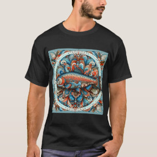T-shirt Saumon rouge femelle